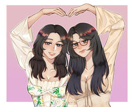 Friend Commission Commission by @dextriell